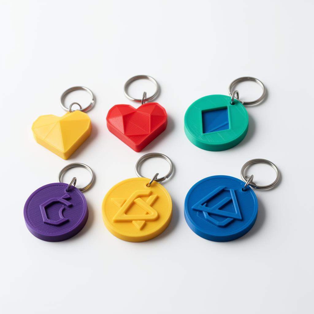 Bunte Logo-Kollektion